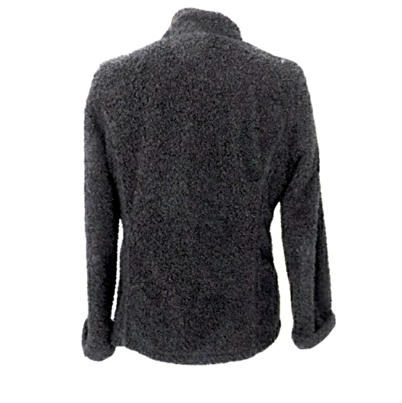 J.JILL WMNS SZ M CURLY HAIR ZIP UP CARDIGAN - Picture 5 of 6